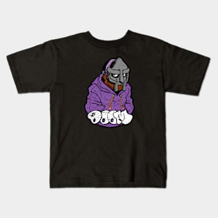 mf doom purple hoodie vintage Kids T-Shirt